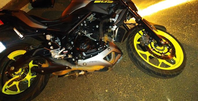 Motociclista e garupa ficam feridos em acidente em avenida de Avaré