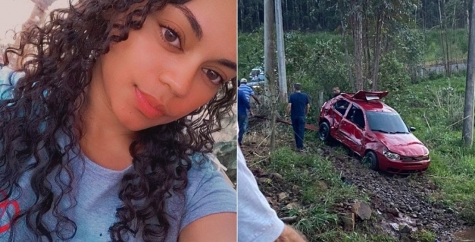 Jovem desaparece após ligar para o pai e contar que sofreu acidente; carro foi achado em rio