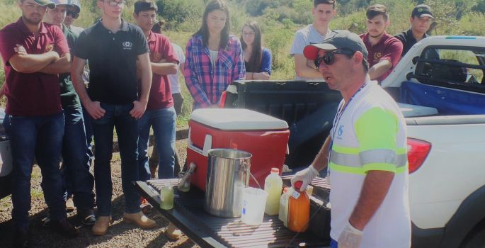 Avaré: Meio Ambiente fez visita na ETE da Sabesp