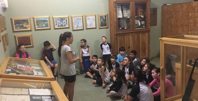 Alunos visitam o Memorial Djanira e a mostra sobre a 2ª Guerra mundial