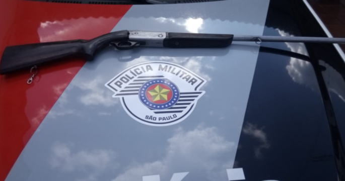 Homem é preso por posse irregular de arma de fogo em Águas de Santa Bárbara