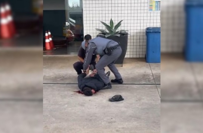 Homem tenta assaltar posto e é agredido por funcionários antes de ser preso em Botucatu
