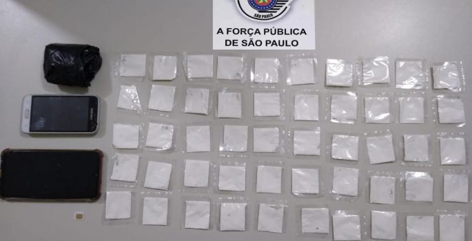 PM prende trio em Águas de Santa Bárbara por tráfico de drogas