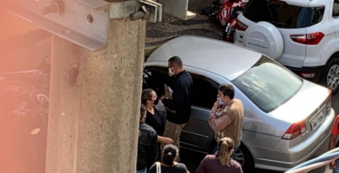 Câmera de segurança filma momento exato do acidente em Avaré
