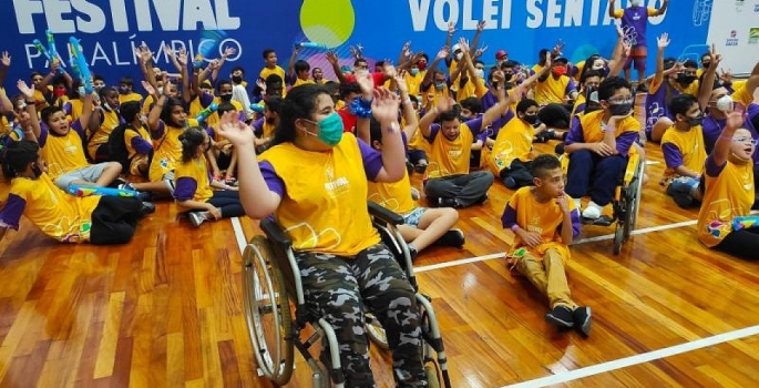 Crianças de Avaré participam do Festival Paralímpico em São Paulo