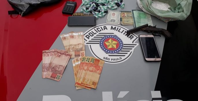 PM de Arandu prende traficante que agia na cidade