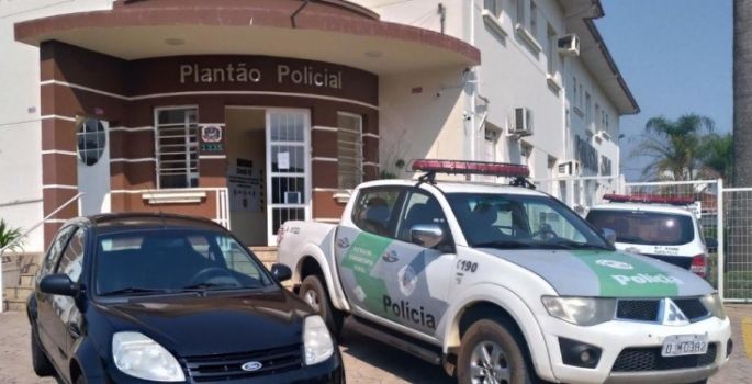 Câmeras auxiliam a polícia a recuperar carro furtado no centro de Avaré