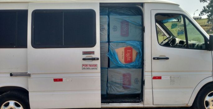 TOR  apreende mais de 120 caixas de cigarros