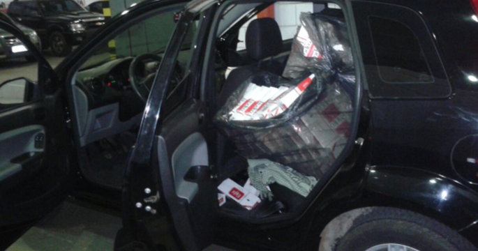 PM flagra motorista com cigarros contrabandeados em Piraju