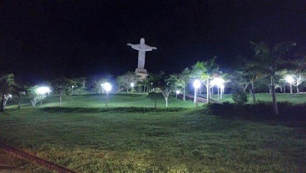 Restabelecida a iluminação da Praça da Paz de Avaré