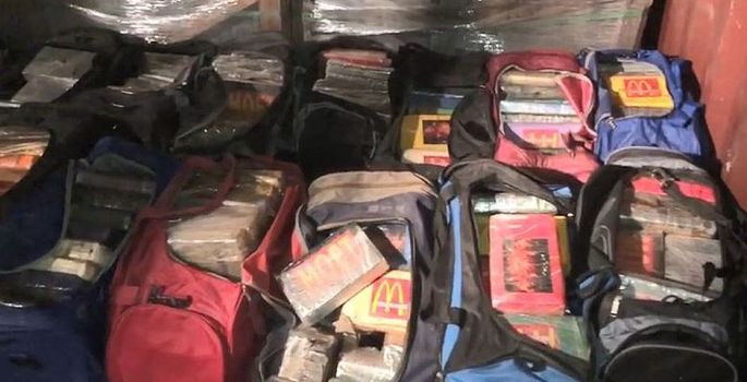 Operação policial apreende 1,5 tonelada de cocaína no Rio