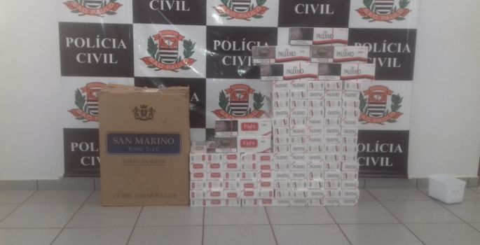 Polícia Civil apreende dinheiro e cigarros contrabandeados