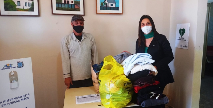 Centro da Fundação CASA realiza doação de roupas para Fundo Social de Cerqueira César