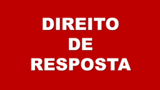 EX-SECRETÁRIO ENVIA DIREITO  DE  RESPOSTA