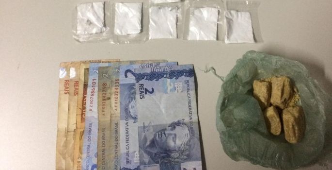 Casal é preso suspeito de tráfico de drogas em Cerqueira César