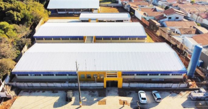 Avaré: Construção de nova escola no Bairro Alto chega à última etapa