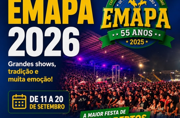 Prefeito Roberto Araujo anuncia atrações da maior festa de portões abertos do Brasil e confirma EMAPA histórica em setembro