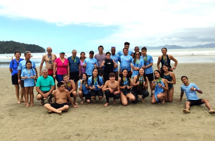 Natação vence mais uma etapa do Circuito Paulista de Travessias Aquáticas 