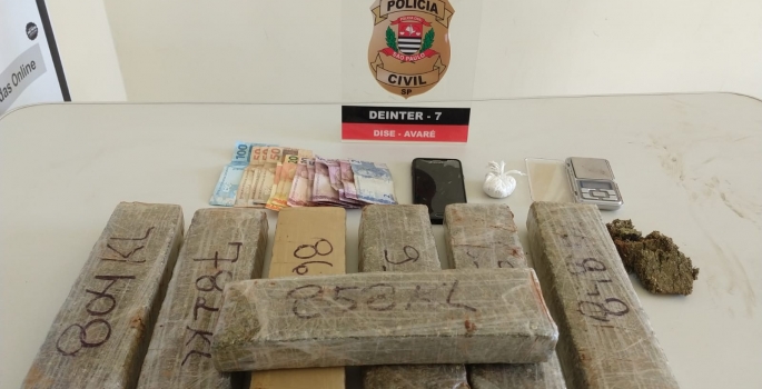 Avaré: Preso por tráfico, homem escondia mais de 6 quilos de maconha em área rural