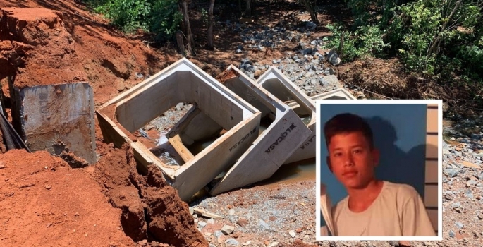 Menino de 12 anos morre afogado ao brincar em tubulação de concreto no interior de SP