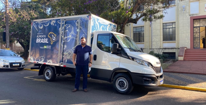 Avaré conquista caminhão-baú para transporte de alimentos