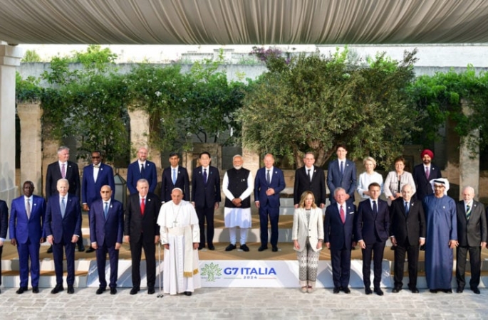 Declaração final do G7 destaca apoio à Ucrânia e preocupação com Gaza