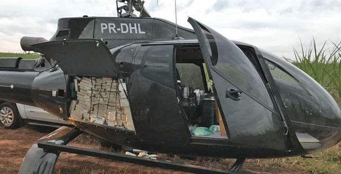 Polícia prende piloto de helicóptero e outros dois integrantes de quadrilha que fazia tráfico aéreo