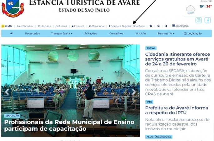 Prefeitura de Avaré facilita atendimento ao público com serviços 100% digitais