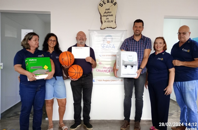 Rotary Jurumirim e a Fundação Rotária contribuem com a comunidade