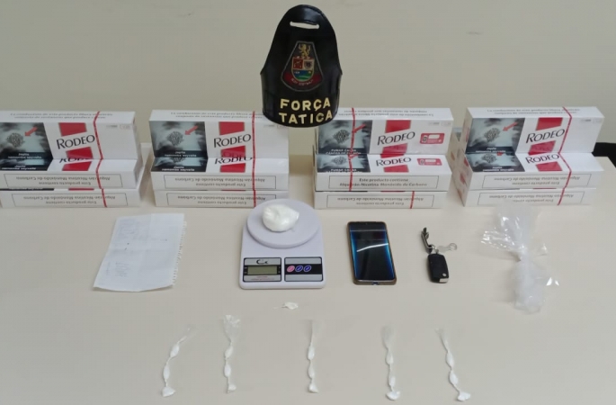 Força Tática prende homem envolvido no tráfico de drogas em Avaré