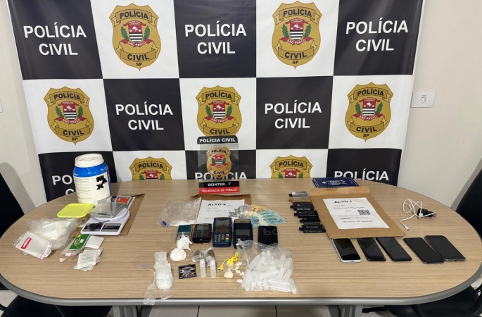 Ação coordenada da Polícia Civil cumpre mandados e prende suspeitos de tráfico