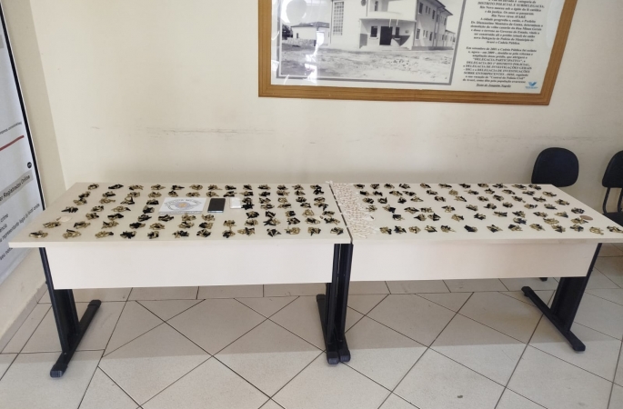 Polícia apreende 1,5 mi microtubos de drogas no interior de SP
