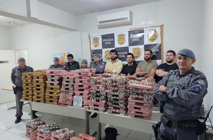 Megaoperação da Polícia resulta na  apreensão de mais de meia tonelada de maconha