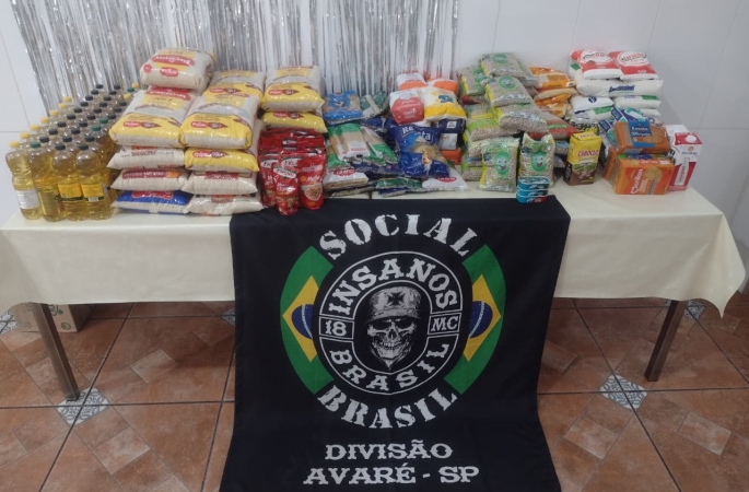 Motoclube arrecada 725 kg de alimentos em campanha solidária em Avaré
