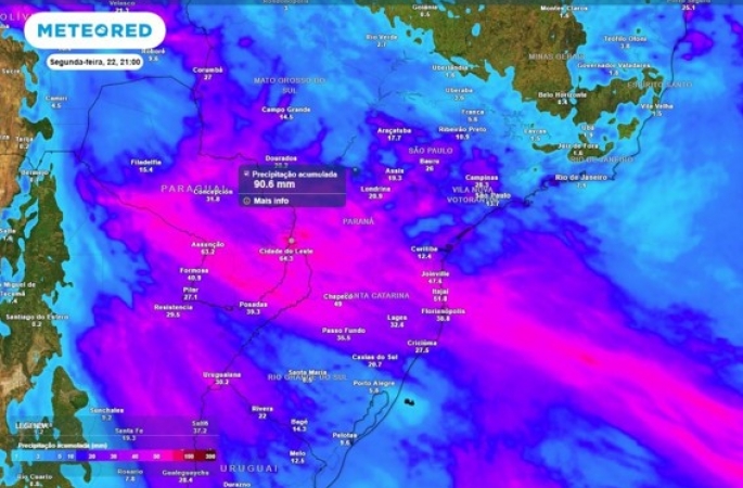 Com mínima de 6°c, Avaré entra em estado de atenção para chuva e ventos neste fim de semana