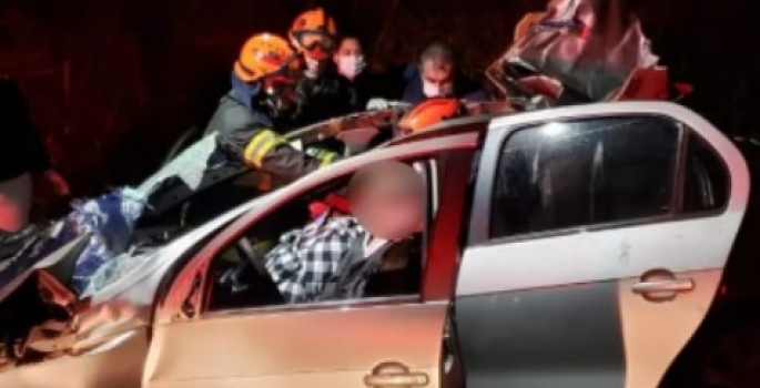 Idoso morre em acidente entre carros e cavalos na SP-255