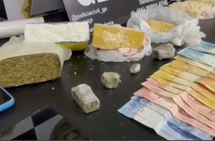 Brasil registrou média de 495 ocorrências de tráfico de drogas por dia em 2023