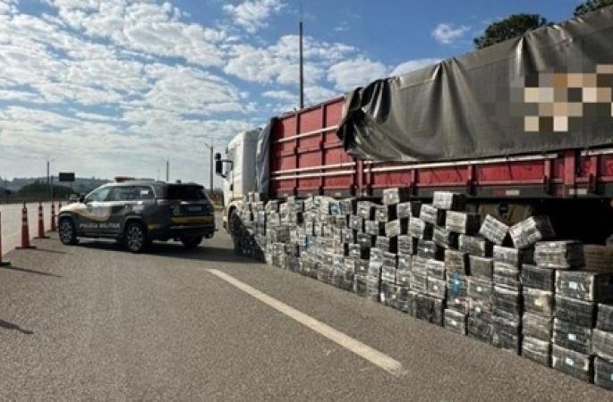 Motorista é preso com 1,3 tonelada de maconha na Rodovia Raposo Tavares no interior de SP