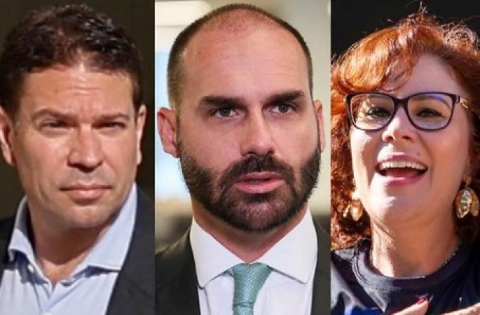 Eduardo, Zambelli e Ramagem: Câmara gasta R$ 460 mil em um mês com deputados que fugiram do Brasil