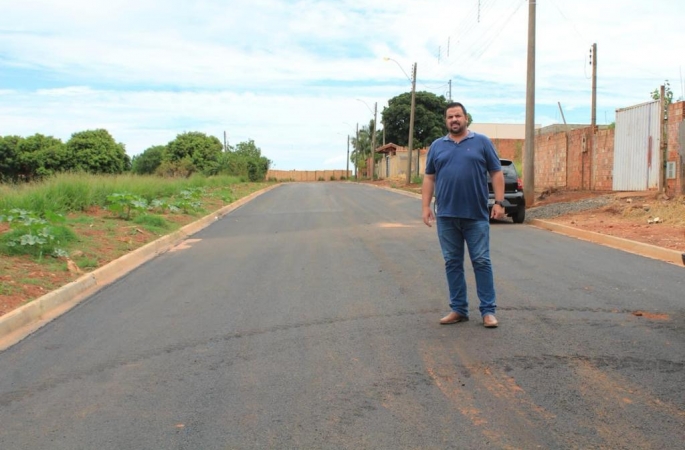 Prefeitura de Avaré dá continuidade à pavimentação do Bairro Terras de São José