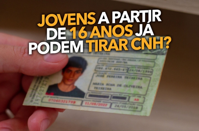 CNH aos 16 anos: PL quer liberar carteira de habilitação a adolescentes