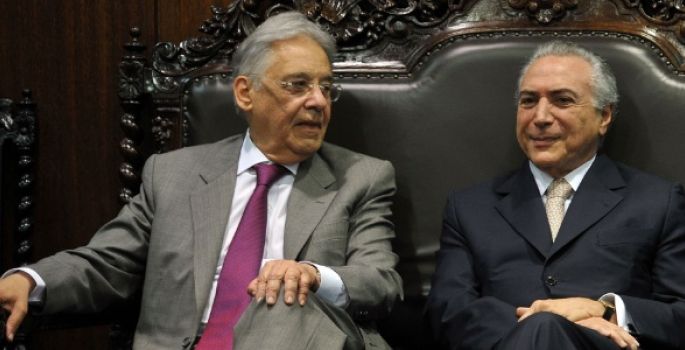 FHC defende renúncia de Temer