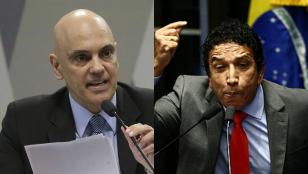 “O sr. não tem vergonha”?, diz Magno Malta a Alexandre de Moraes