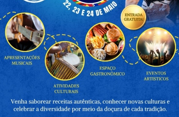 Doces regionais são tema da Mostra das Nações que acontece entre 22 e 24 na Concha Acústica