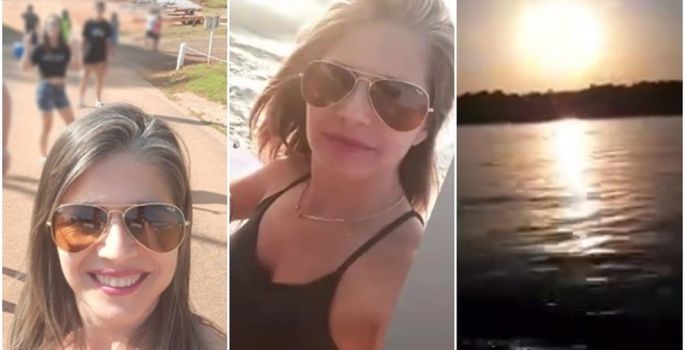 Mulher que morreu em naufrágio postou fotos na represa minutos antes de barco virar