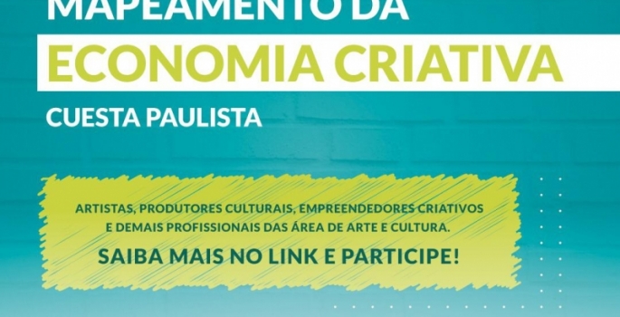 Pesquisa vai mapear iniciativas de Economia Criativa na Cuesta Paulista