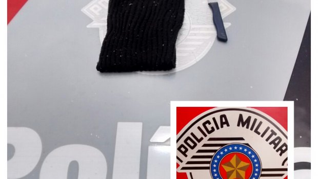 PM prende ladrão que realizava assaltos com faca em Avaré