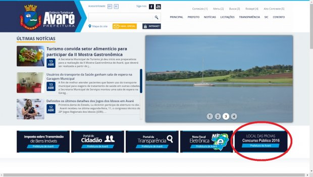 Prefetura de Avaré confirma concurso do dia 17