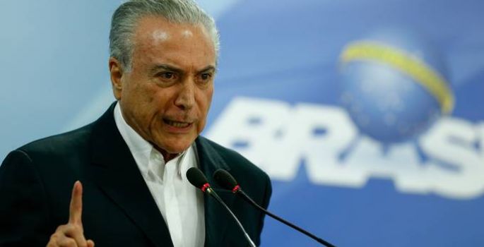 Temer: “Fui vítima de armação de bandidos que saquearam o País e querem sair impunes”