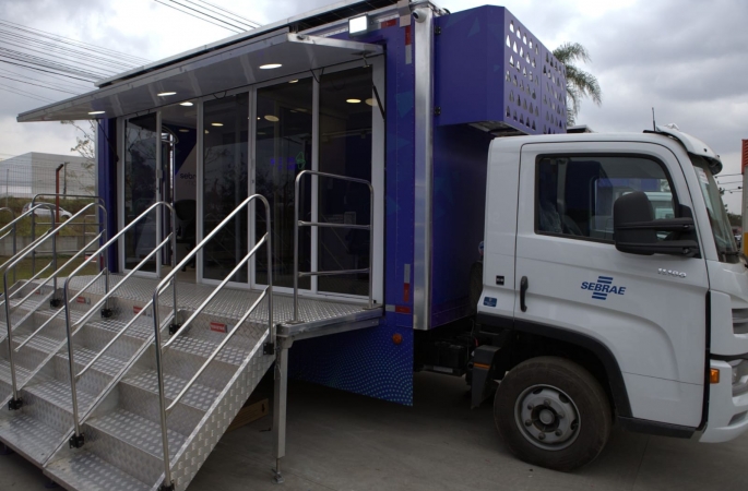 Caminhão do Sebrae Móvel vai estacionar na Concha Acústica no dia 27